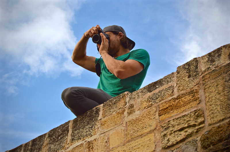 Male model photo shoot of CarlosFuentes in Sugar Mills Ruins, Florida