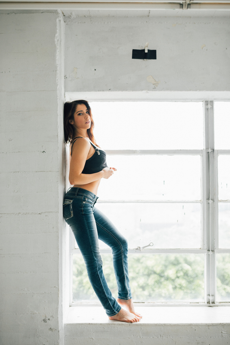 Female model photo shoot of Stephani Kay by Michael Santos 