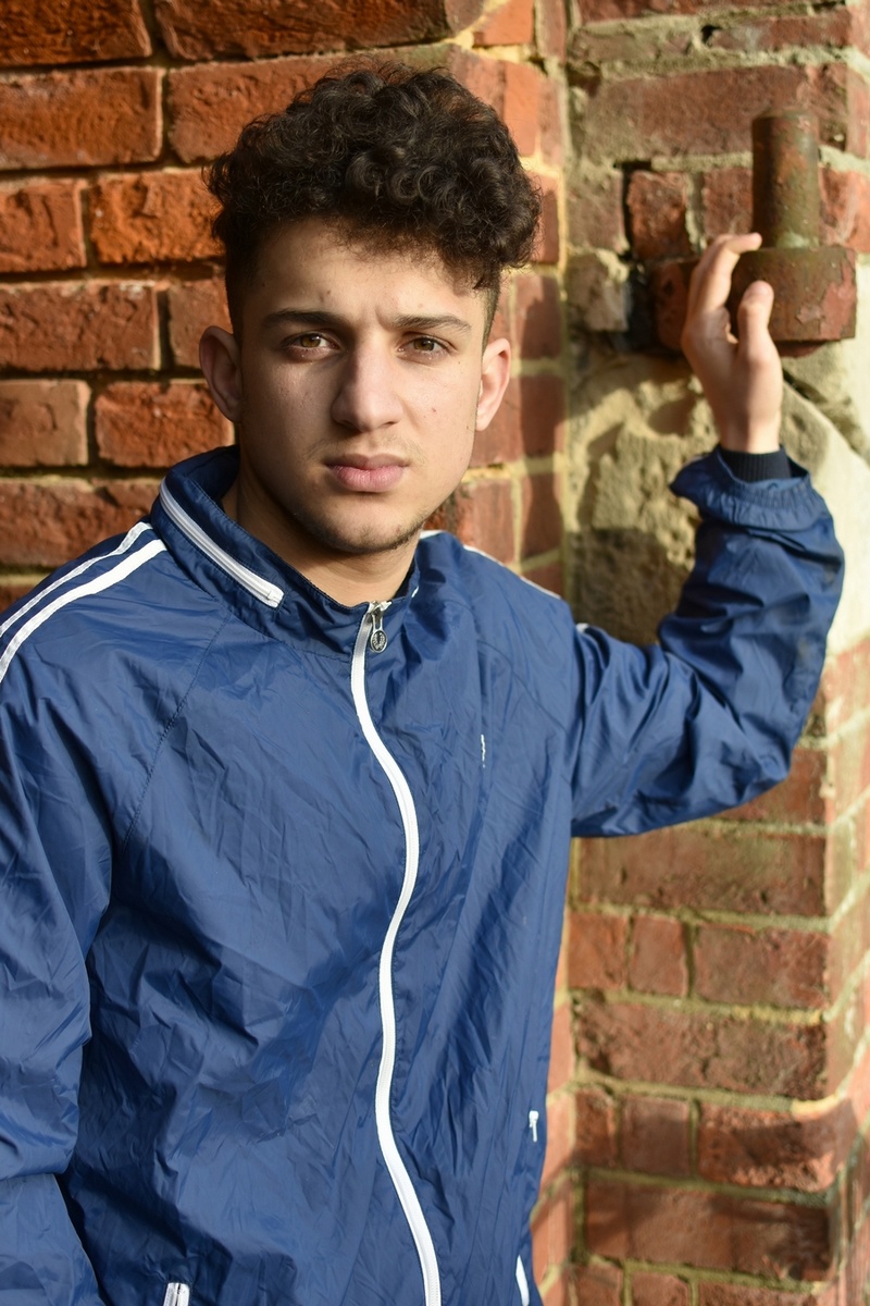 Male model photo shoot of maz1997 in Hilsea Lines, Portsmouth on a cold January 2017 day