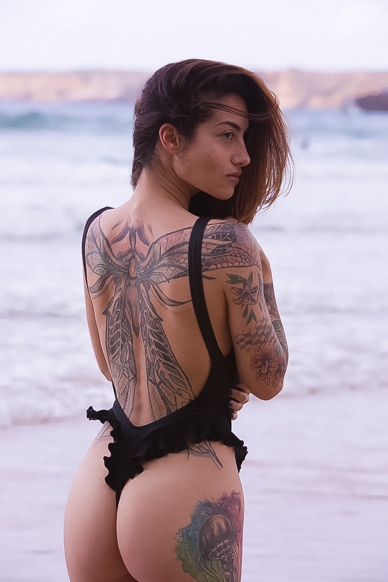 Female model photo shoot of Mara Garoby in Portugal