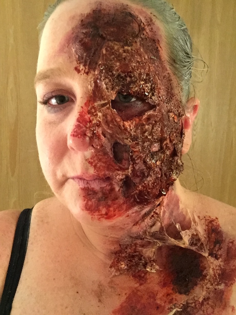 Female model photo shoot of You Look GOREgeous SFX in Minneapolis MN