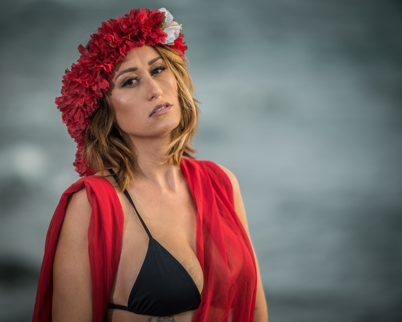 Female model photo shoot of Surf City Images and Natasha McGuckin in Kailua Kona, Hawaii, makeup by Keke Vasquez