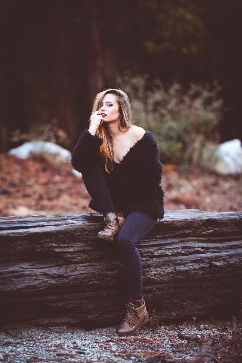 Female model photo shoot of Catherine Strehlow in Forest Falls, California