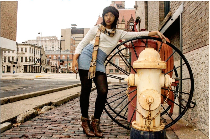 Female model photo shoot of Jahmaica in Cincinnati, ohio