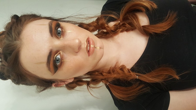 Female model photo shoot of HannahLouisemakeup  in Academy of freelance makeup London