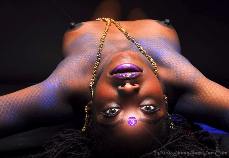 Female model photo shoot of Ebony Haze Inc LDN  in studo 77 - London