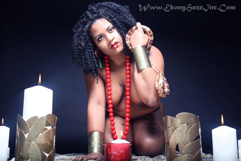Female model photo shoot of Ebony Haze Inc LDN 