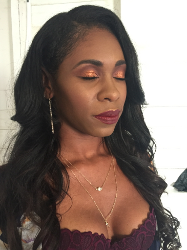 Female model photo shoot of makeupbymink in Alameda, CA