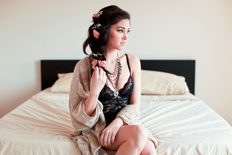 Female model photo shoot of Feel Beautiful Boudoir in Edmonton, Alberta