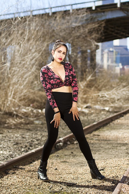 Female model photo shoot of Candy Bella in Downtown Houston