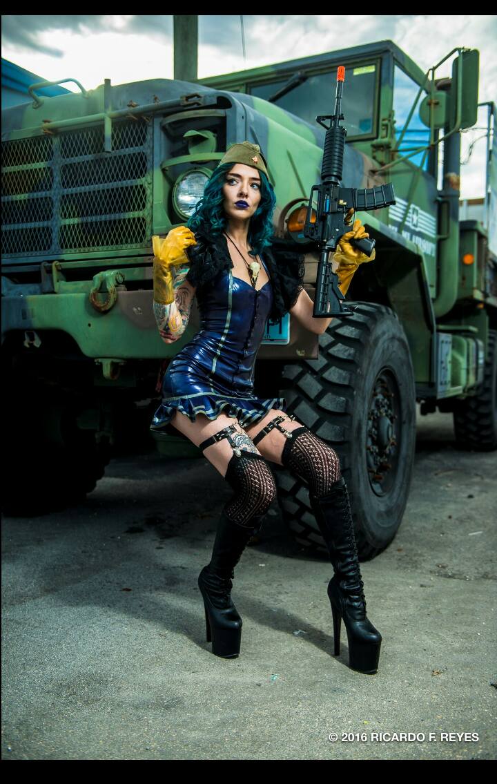 Female model photo shoot of Gutter Gypsy