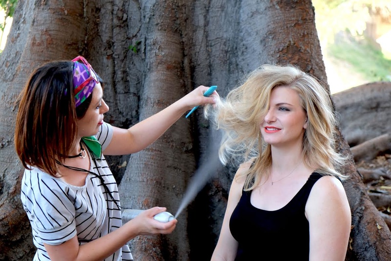 Female model photo shoot of CatherineNye in Balboa Park