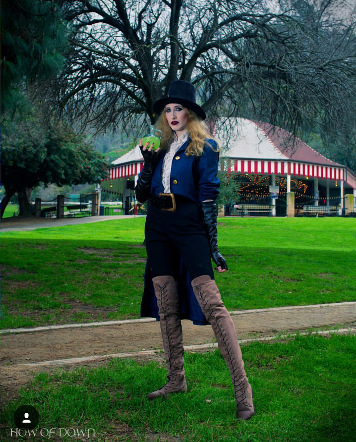Female model photo shoot of Christine Andelfinger in Griffith Park, Burbank