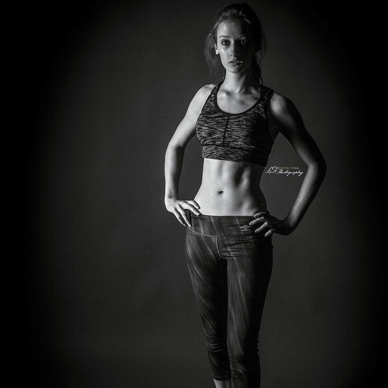 Female model photo shoot of Melinda_the_red in DIY studio, Utah