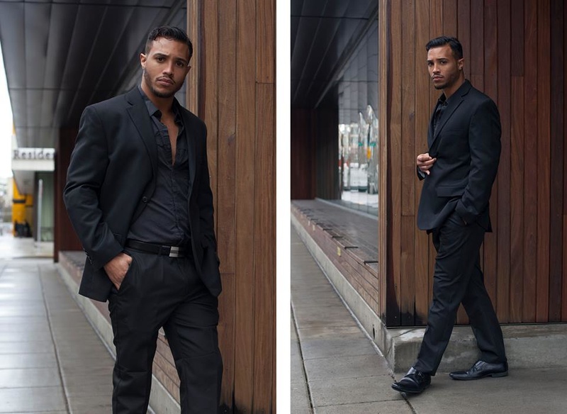 Male model photo shoot of Benjamin Calvin in Downtown PDX