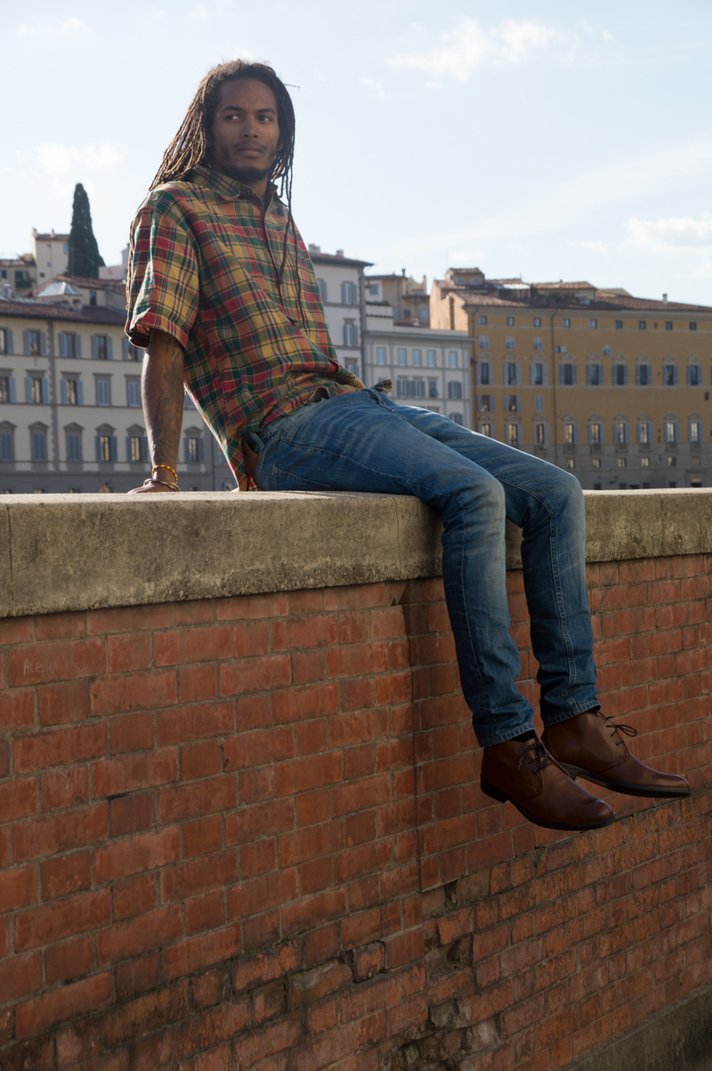 Male model photo shoot of Yan in Florence, Italy