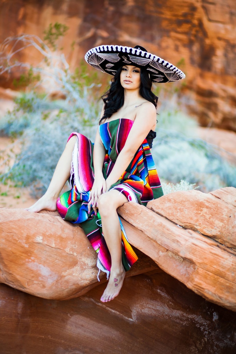 Female model photo shoot of MarieAlvarez00 in Valley of Fire, Nevada