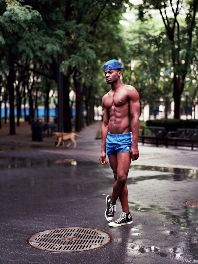 Male model photo shoot of Jaidus in Downtown Brooklyn