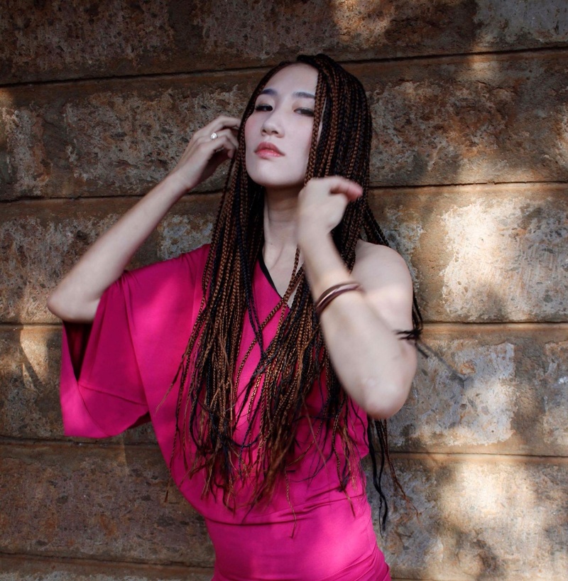 Female model photo shoot of Kyla Jeong in Kenya