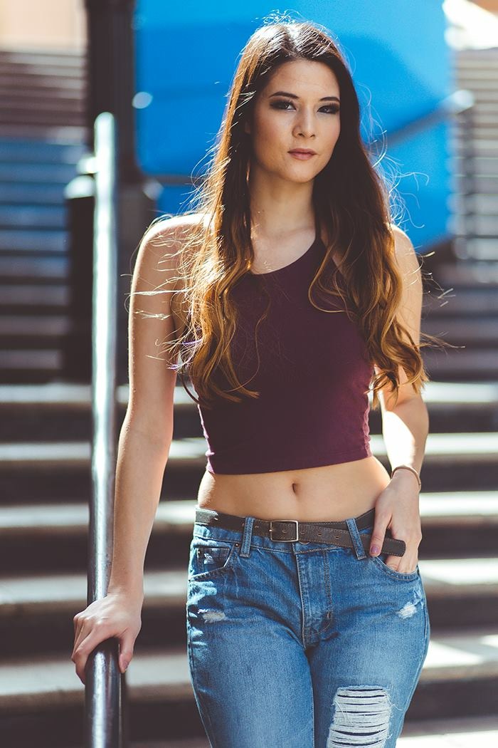 Female model photo shoot of jwesslin by Jaime-Lynn  in Horton Plaza, San Diego