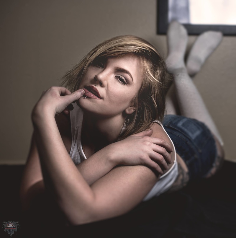 Female model photo shoot of MissLektor by MP_Production in Mcminnville, OR