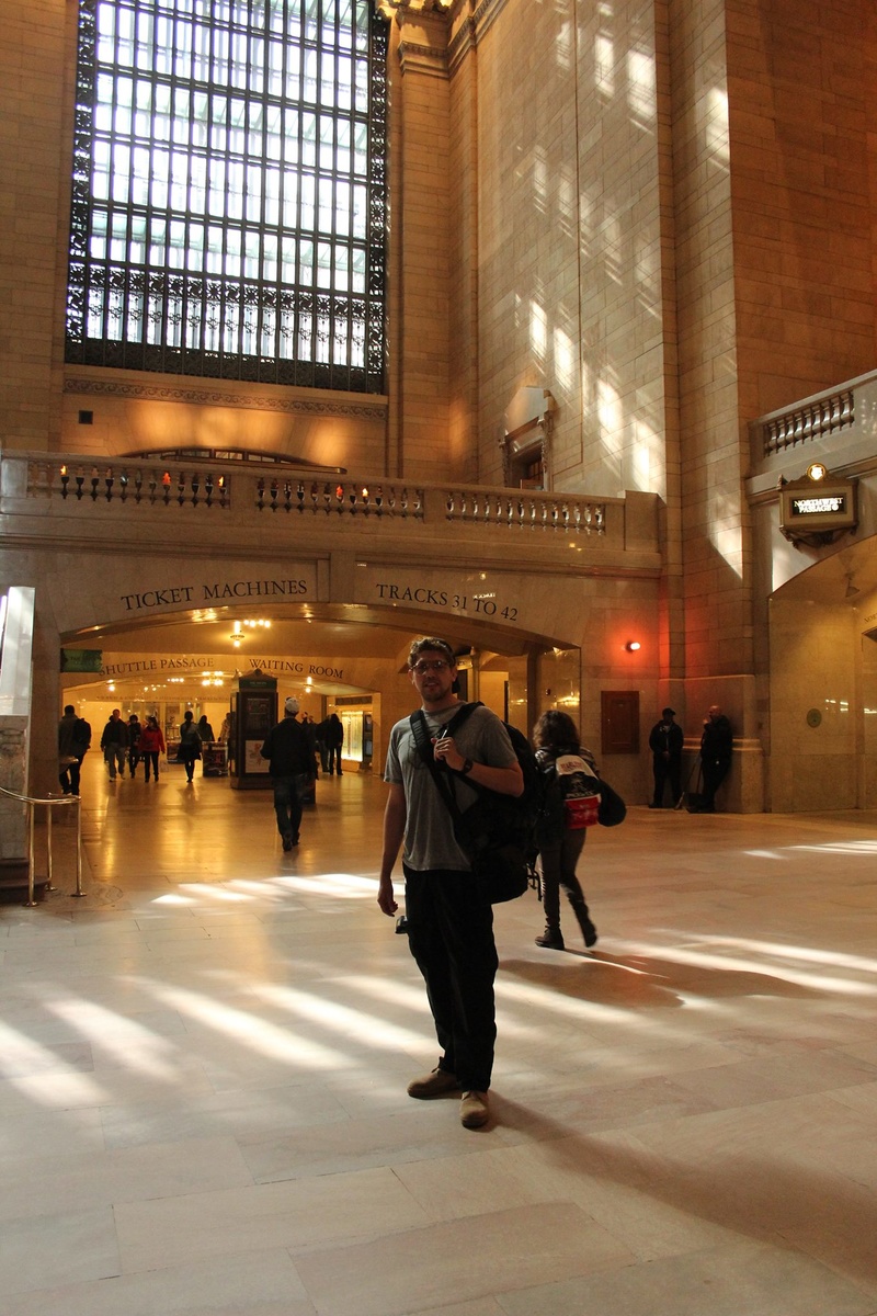 Male model photo shoot of Lars Brekken in Grand Central Terminal New York