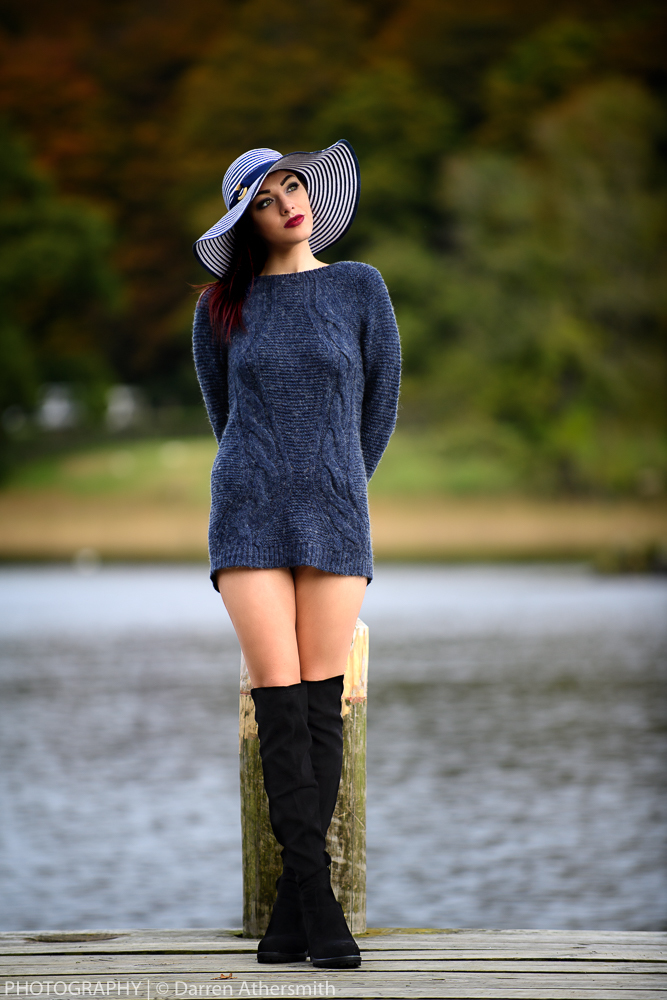 Female model photo shoot of modeljayc in Lake District