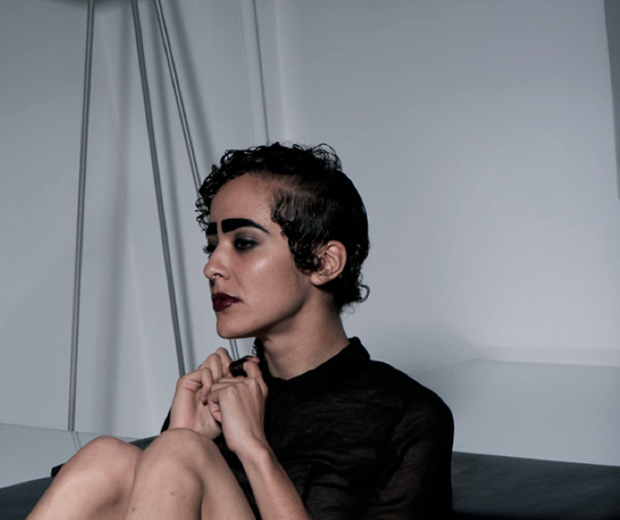 Female model photo shoot of SAMARA CHANEL by Kelvin Williams in GO Studios || Manhattan, NY, makeup by CrystalMUA