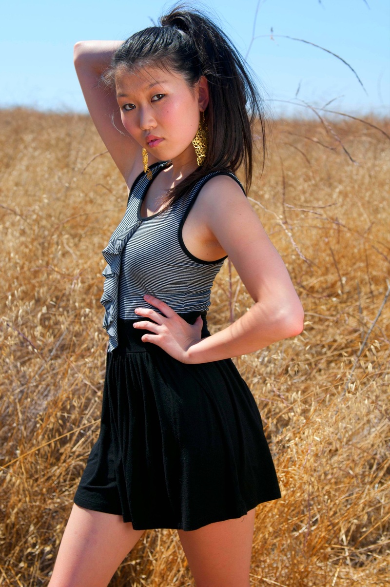 Female model photo shoot of Mi-Hea Oh by Chiaroscuro Fotografia in Irvine Quail Trail Park