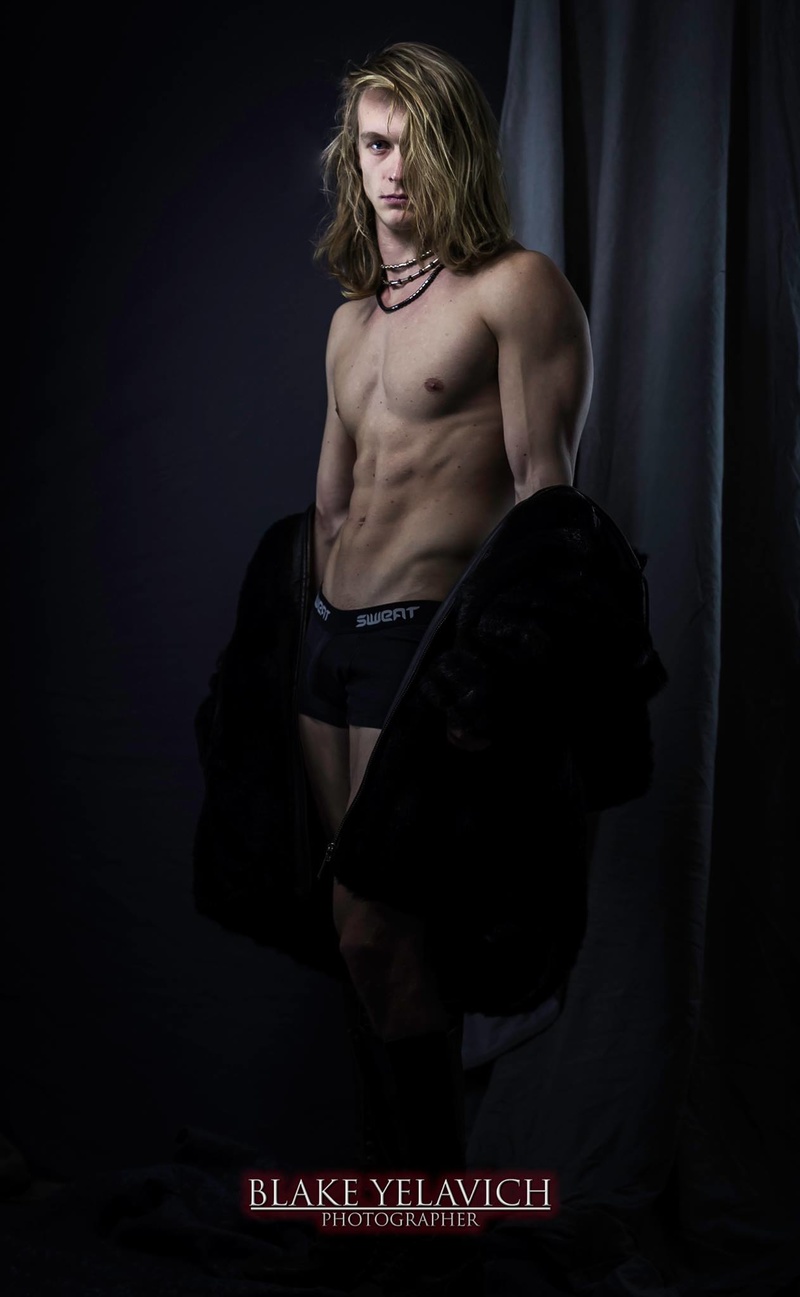 Male model photo shoot of Luciph Black in Salt Lake City