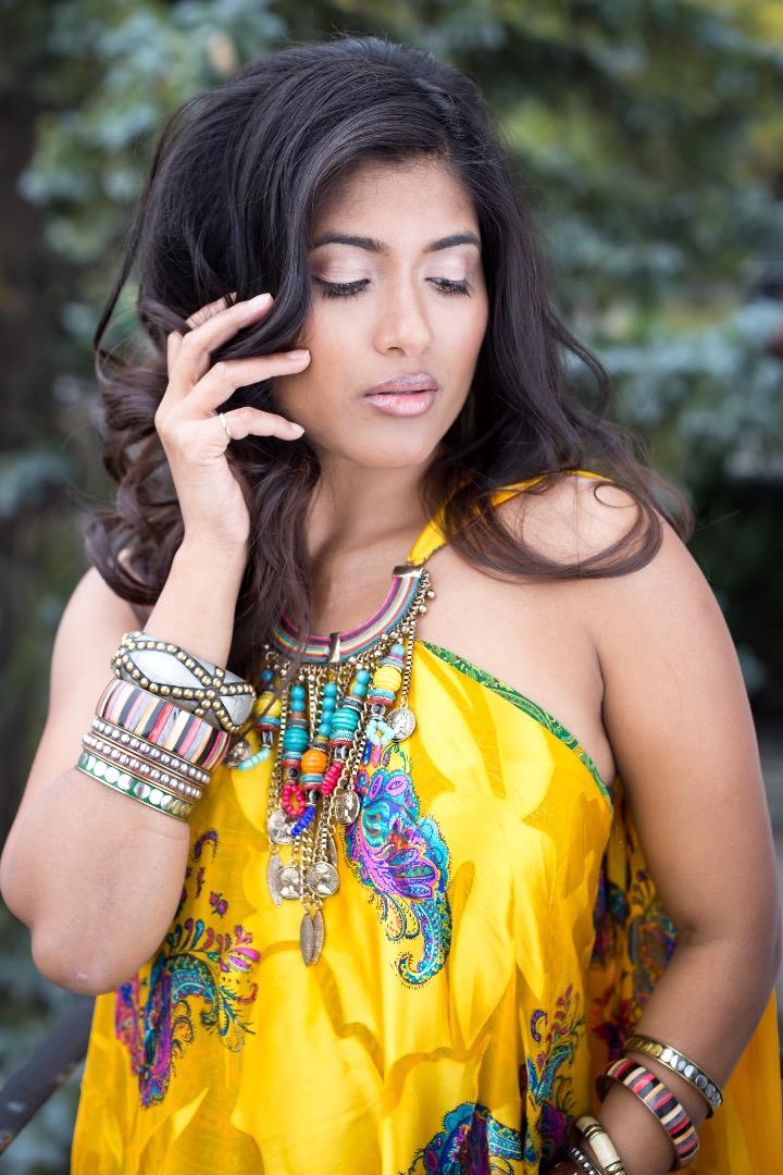 Female model photo shoot of Itisha Dhury