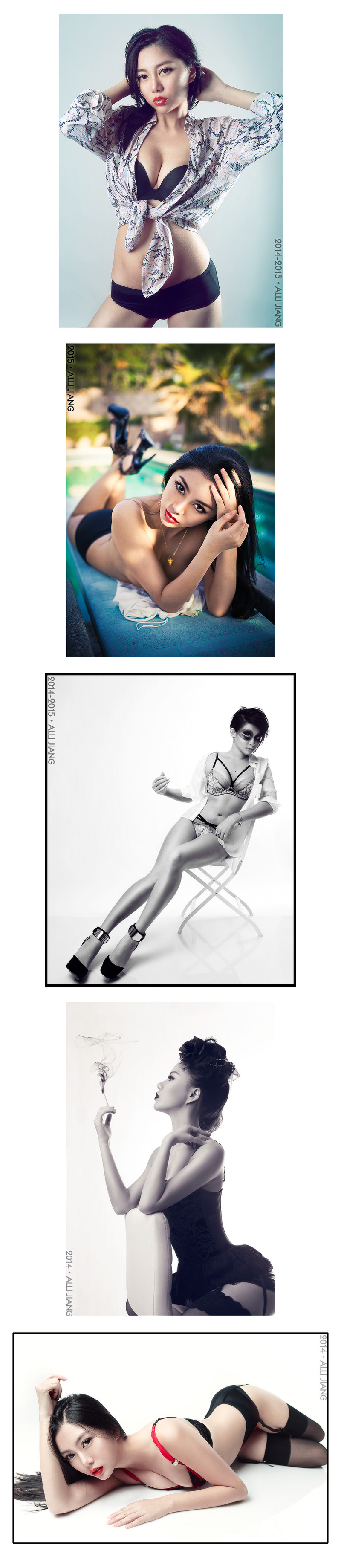 Female model photo shoot of Alli Jiang Photography