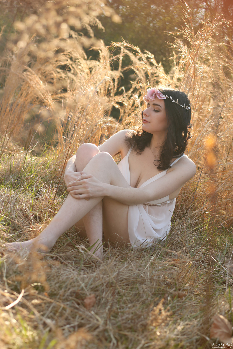 Female model photo shoot of Larks Nest in Alpharetta, GA, makeup by A Larks Nest