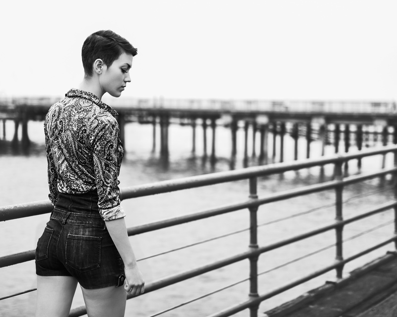 Male and Female model photo shoot of JakeTyCyn and Deidre C Lee in Santa Monica Pier