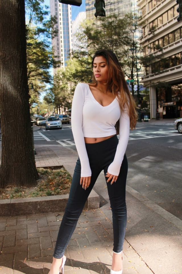 Female model photo shoot of Miilo18 in Downtown Charlotte, N.C.