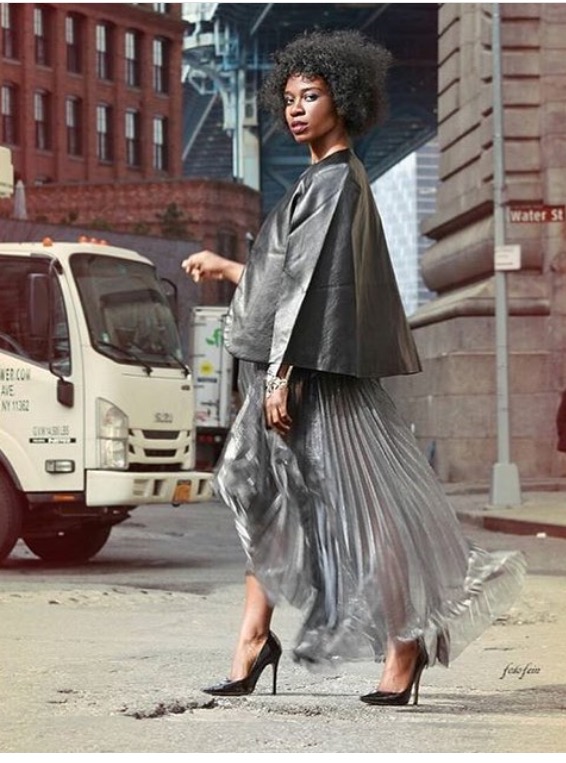 Female model photo shoot of Dswannbeautyartist in Dumbo Brooklyn