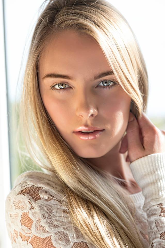 Female model photo shoot of MSL Retouch by David Lancaster, makeup by Georgia Kaden