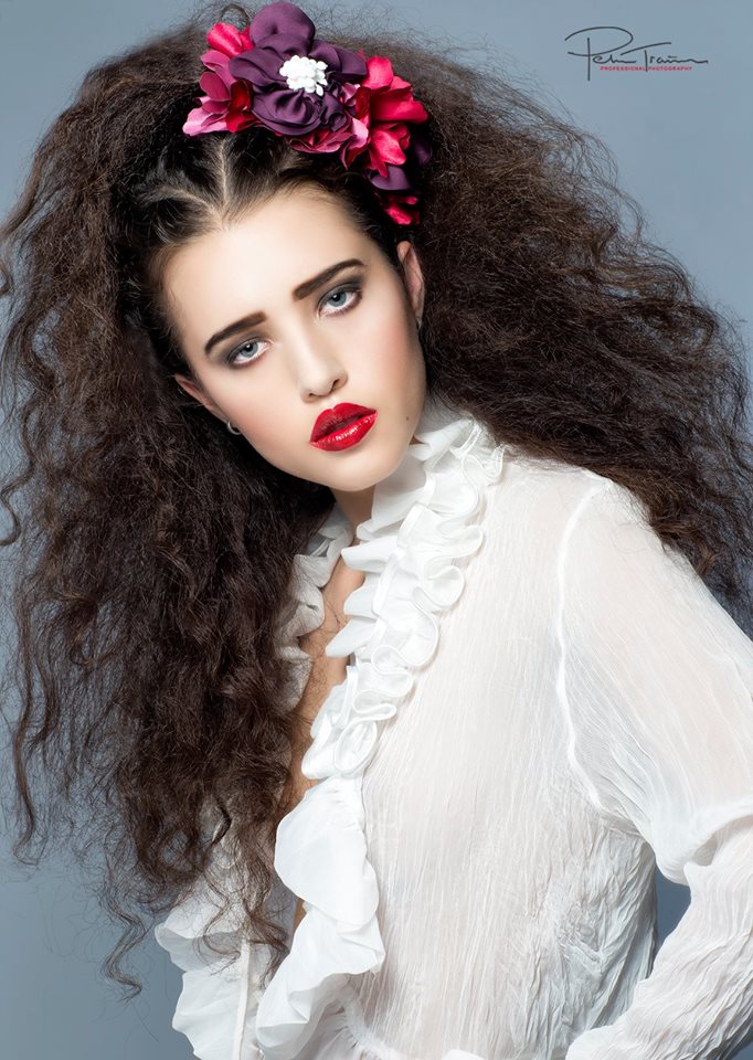 Female model photo shoot of Kat White Makeup Artist