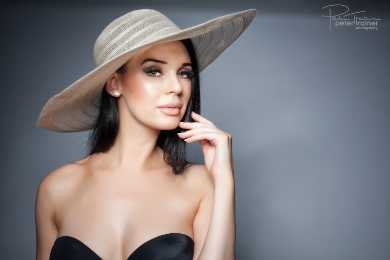 Female model photo shoot of Kat White Makeup Artist