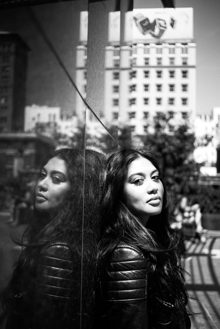 Female model photo shoot of NoviaF in Union Square- San Francisco, CA