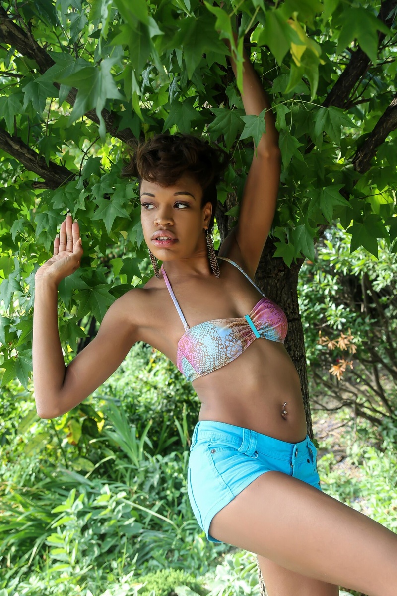Female model photo shoot of Tasia_corinne in Garfield Park Conservatory