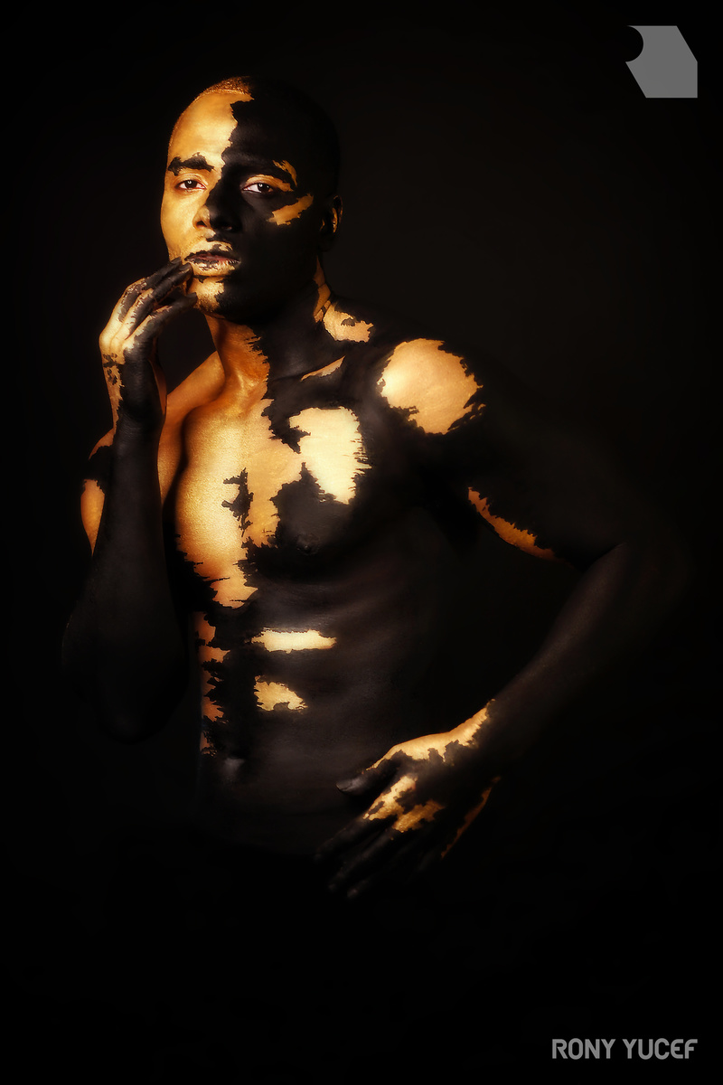 Male model photo shoot of RonyYucef - Skin Artist and Ike Uzoma in West Hollywood, Los Angeles