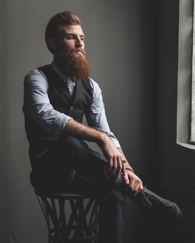 Male model photo shoot of Beardedbeach