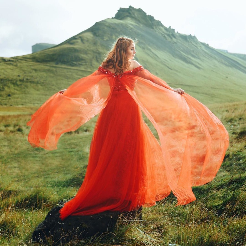 Female model photo shoot of taylorannwinn in Iceland