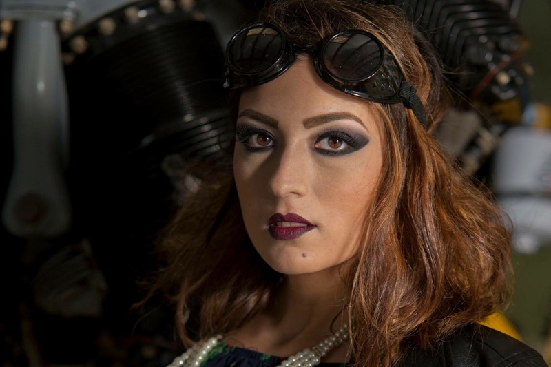 Female model photo shoot of CassiannaB in Photographer Jon Smith   Mua Beth Hardin Hair by Robin Binder