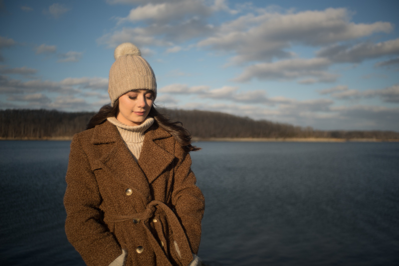 Female model photo shoot of EvangelineB in Lake Monroe Dame