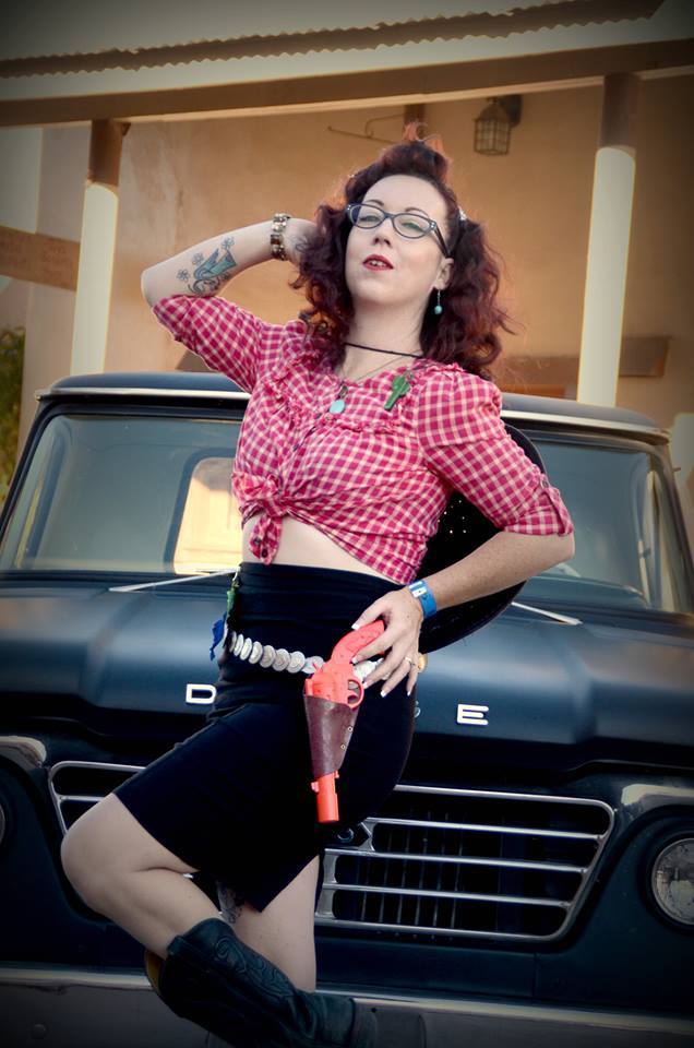 Female model photo shoot of Amber St Klaire in Tombstone, AZ