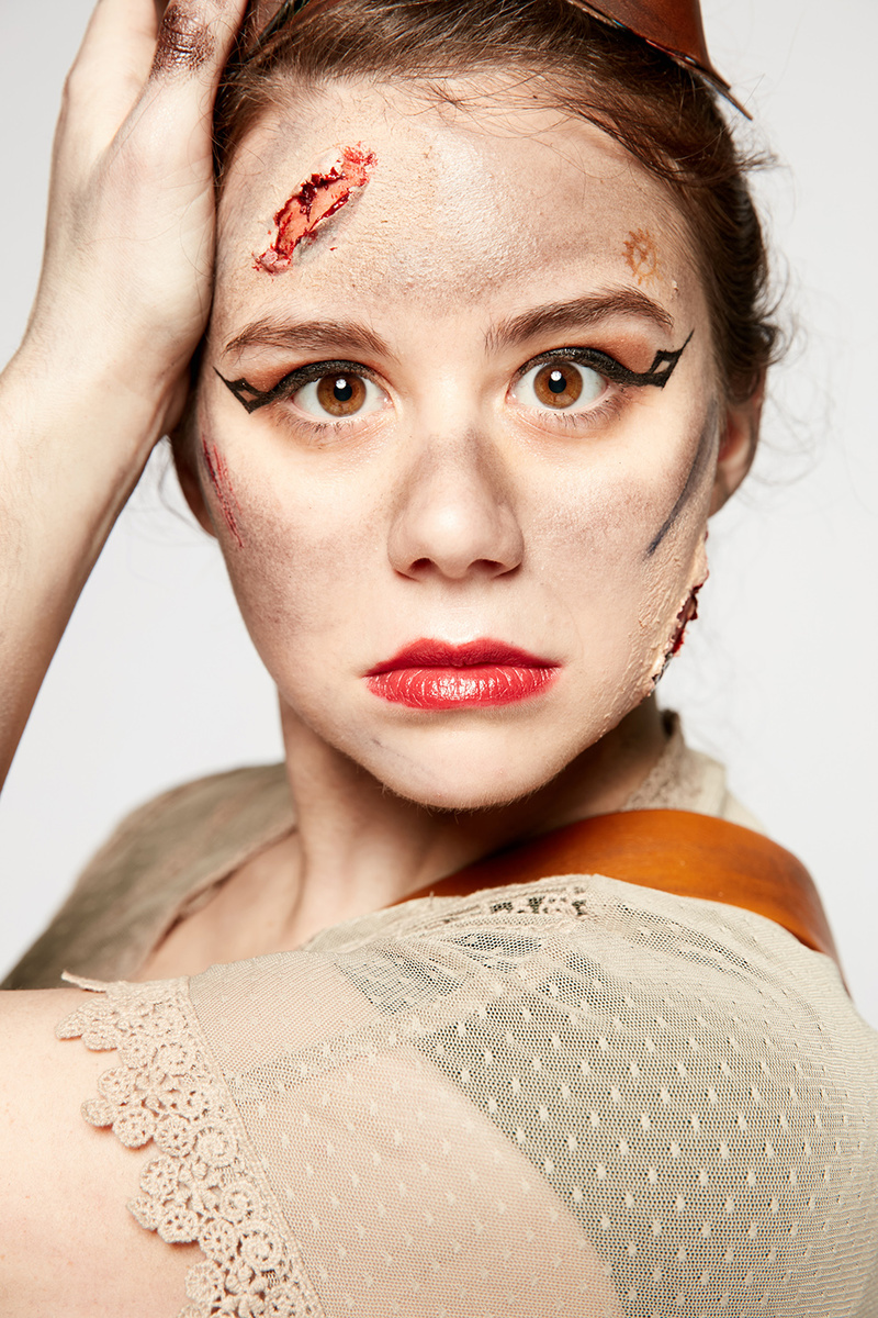 Female model photo shoot of SWG Makeup in Blanche Macdonald