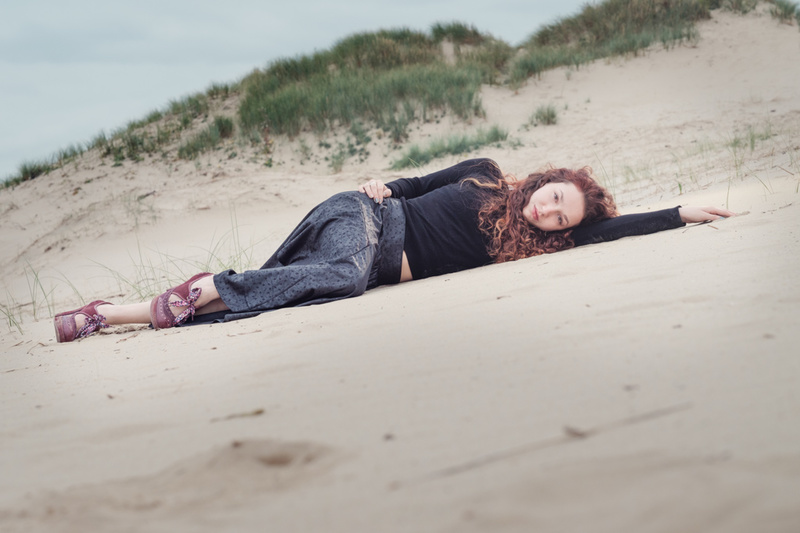 Female model photo shoot of kayah_louisa in Newborough Beach