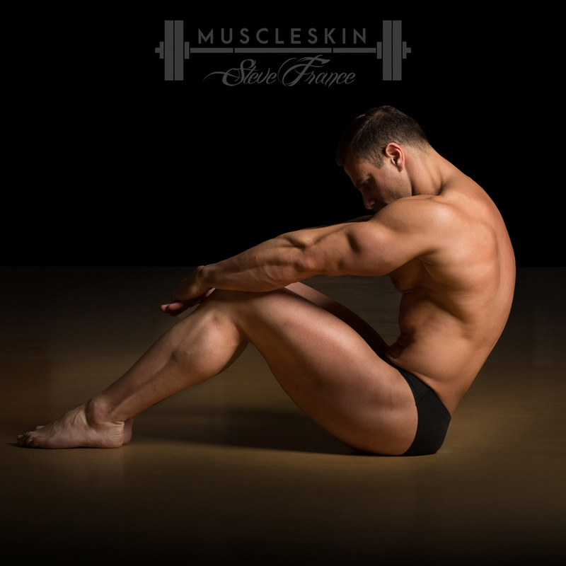 Male model photo shoot of MuscleSkin in London - March 2017